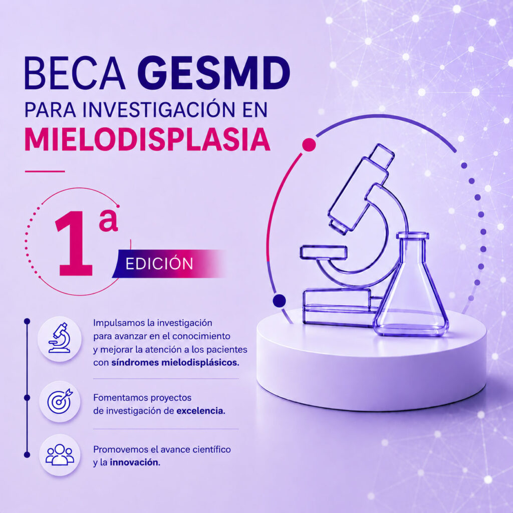 Beca GESMD para investigación en mielodisplasia 1ª edicción
