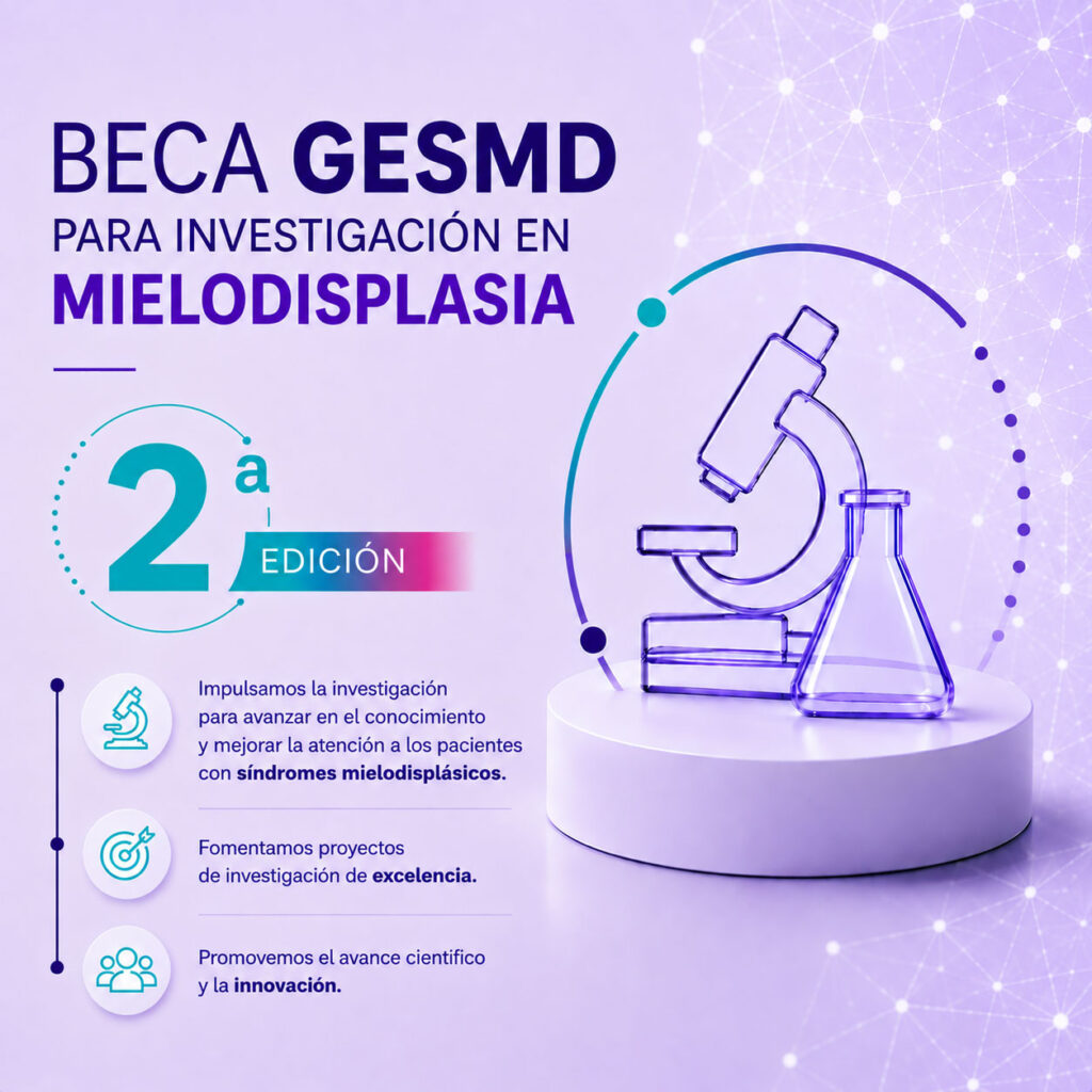 Beca GESMD para investigación en mielodisplasia 2ª edicción