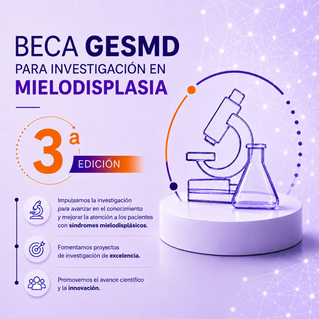Beca GESMD para investigación en mielodisplasia 3ª edicción