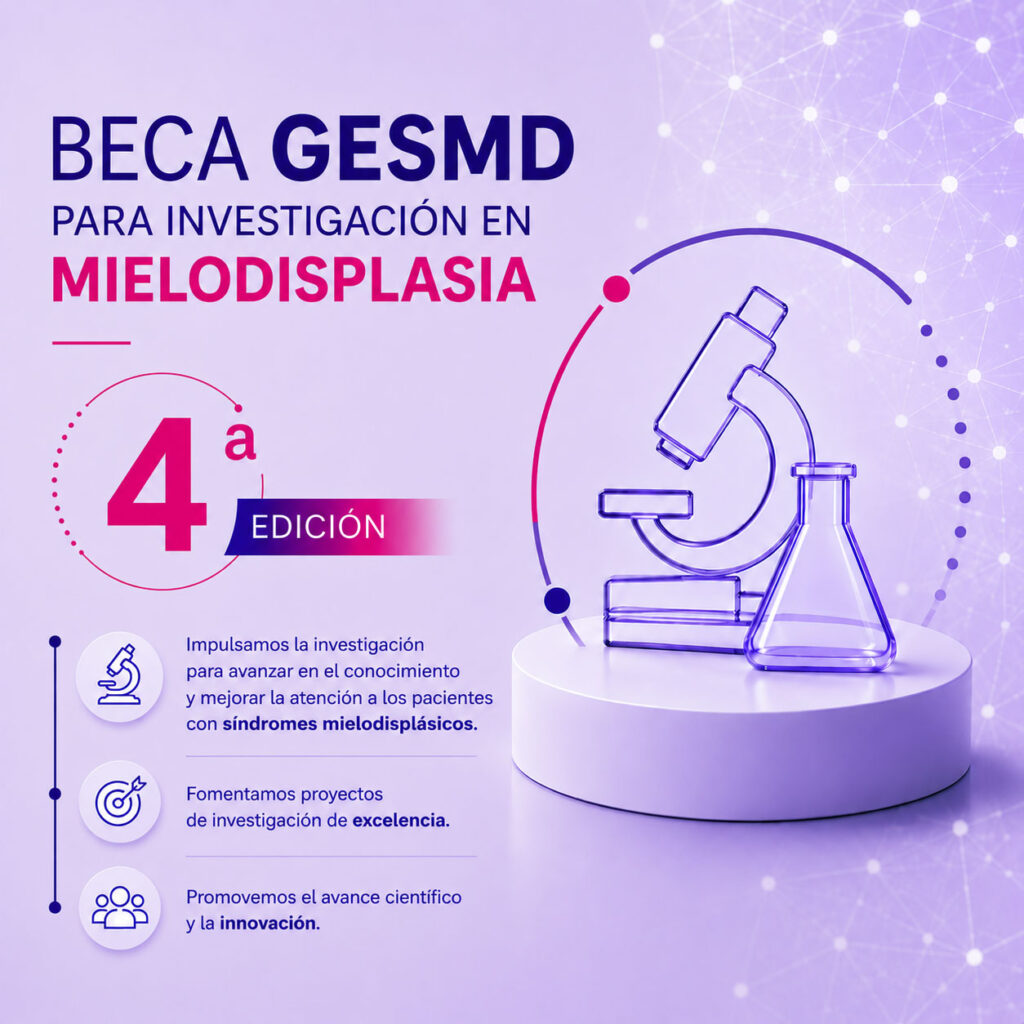 Beca GESMD para investigación en mielodisplasia 4ª edicción