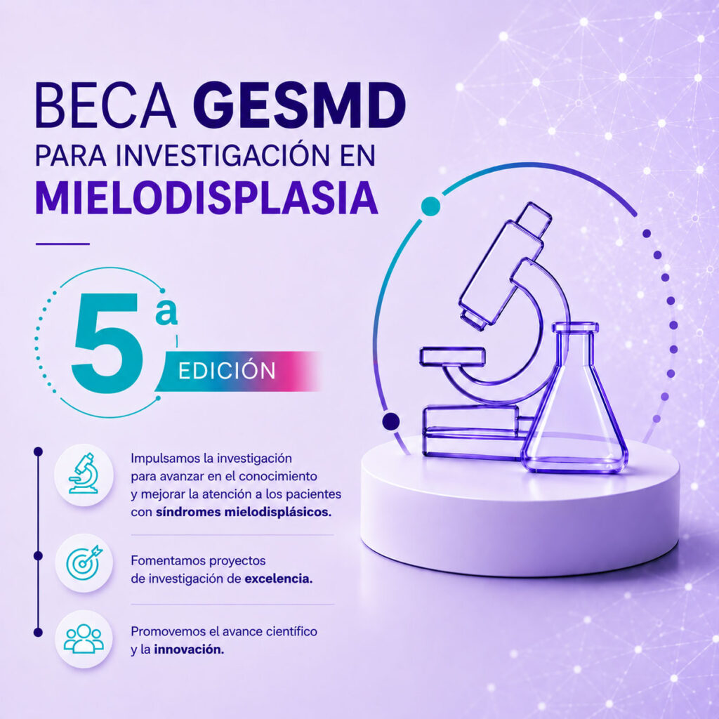 Beca GESMD para investigación en mielodisplasia 5ª edicción
