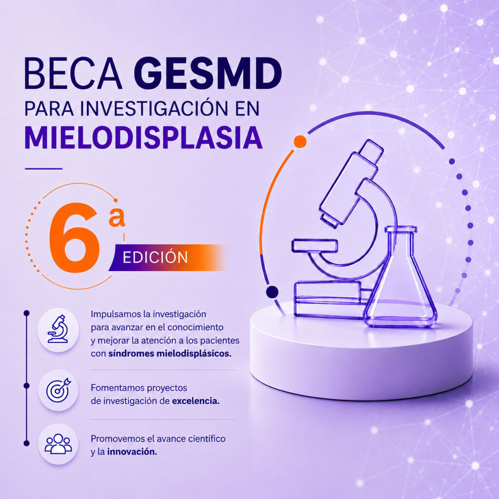 Beca GESMD para investigación en mielodisplasia 6ª edicción
