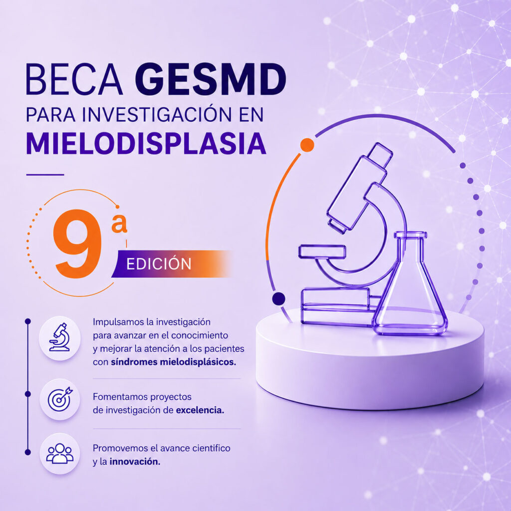 Beca GESMD para investigación en mielodisplasia 9ª edicción